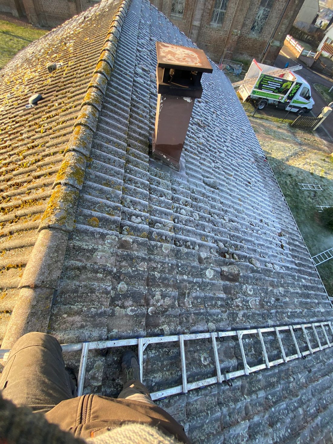 Démoussage de toiture